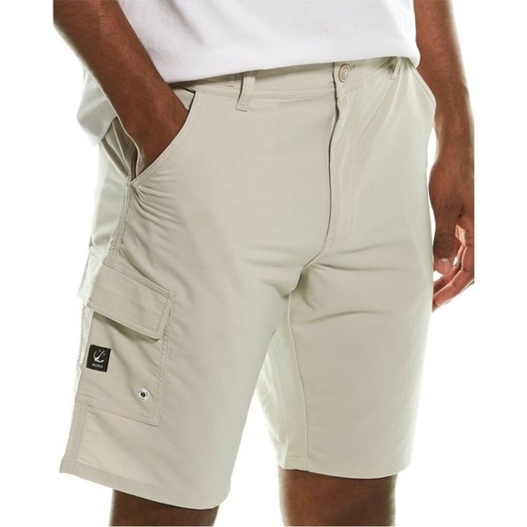 HIHO Regatta Tan All Weather Tech Shorts Sz XL - Picture 1 of 10